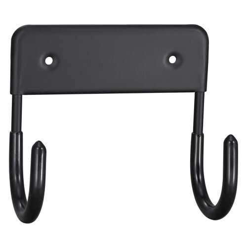 (Black) Wall Mount Ironing Board Hook - Laundry Storage Rack 2