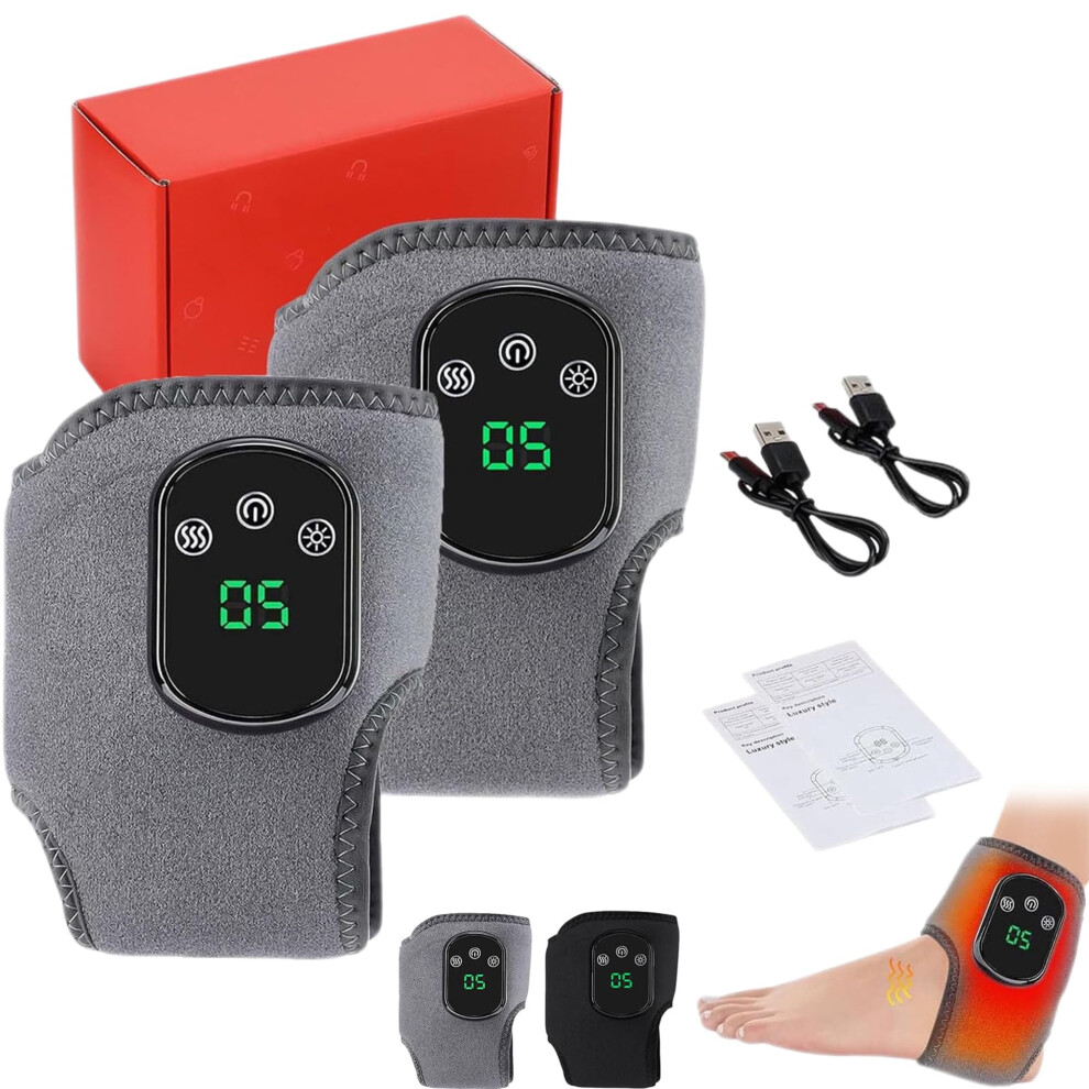 Foot Revive Massager, 3-in-1 Wireless Portable Foot Massager, 3 Vibration Mode, 5 Heat Level, for Plantar Fasciitis, Achilles Tendinitis, Home Use