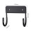 (Black) Wall Mount Ironing Board Hook - Laundry Storage Rack 4