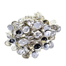 100 Pieces Brooch Blank Lapel Making Pin Back Parts Brooch Clasps DIY Back With