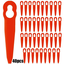 40er-Packung Kunststoff-Ersatzklingen für den Akku-Rasentrimmer FSA45 – Robuste Schneidköpfe für die Rasenpflege