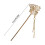 (6) Chinese Tassel Hair Sticks - Fan Shape 2