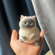 Grande peluche a forma di gatto – Peluche sensoriale super morbido antistress, simpatico regalo a forma di gatto per alleviare l'ansia e come