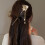 (6) Chinese Tassel Hair Sticks - Fan Shape 5