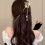 (6) Chinese Tassel Hair Sticks - Fan Shape 1