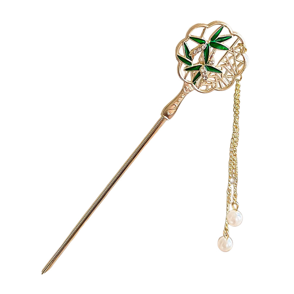 Dcph-Clothing (1) Chinese Tassel Hair Stick - Fan Shape