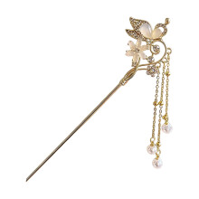(4) Chinese Tassel Hair Sticks - Fan Shape