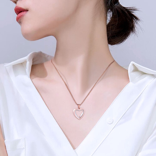 Κολιέ με τεφροδόχο από διάφανο γυαλί σε σχήμα καρδιάς με κουτί και γέμισμα 2