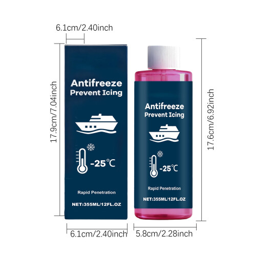 Car Engine Cleaning Water Antifreeze 355ml 2
