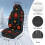 Καλύμματα καθισμάτων αυτοκινήτου Red Ladybug Coral Velvet Universal Fit2 7