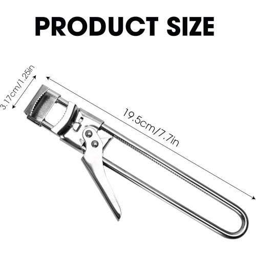 Stainless Steel Adjustable Jar Opener 2Pcs 1