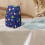 Santa Claus Gift Pattern Ironing Bag Portable Lightweight 3