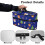 Santa Claus Gift Pattern Ironing Bag Portable Lightweight 5