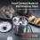(Large 3 Piece Set) Stainless Steel Egg Separator - Home & Restaurant Use 3