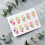 Star Print Pink Fake Nails - Smooth Edge 6