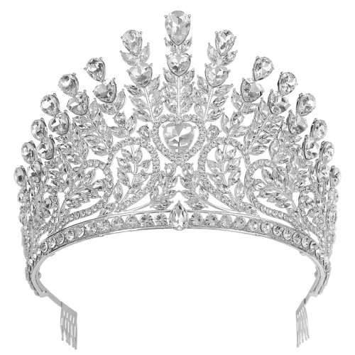 (1) Glitter Hollow Crown for Wedding & Cosplay 1