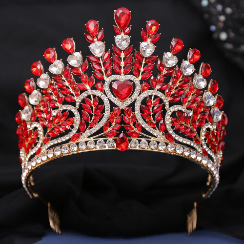 (6) Glitter Hollow Crown for Wedding & Cosplay