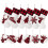τεμάχια Χριστουγεννιάτικες Κάλτσες 20", Silhouette Buffalo Red Plaid Βαμβακερό Κρεμαστό Τζάκι 4