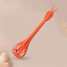 (red) 3-in-1 Food Clip & Egg Whisk - Food-grade Material