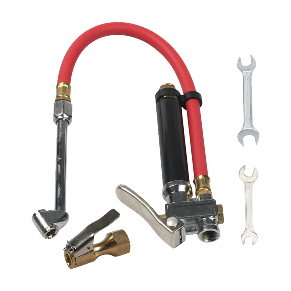 Tire Inflator Air Pump 120Psi Automotive Cars Tire Pressure Gauge Red 9482726320838
