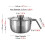 (Small 3 Piece Set) Stainless Steel Egg Separator - Home & Restaurant Use 3