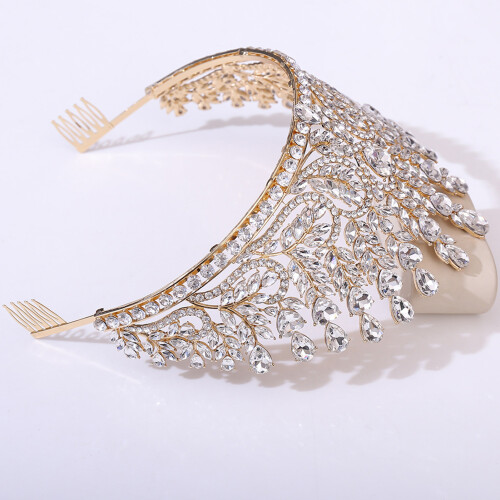 (4) Glitter Hollow Crown for Wedding & Cosplay