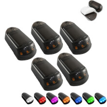 Solar Truck Cab Lights 7 Colors Vibration Sensor