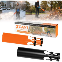 Leaf Blower Air Booster Attachment Tube, 2X Air Cyclone Flow, Compatible with 2-4" Blowers, Turbo Nozzle Extension