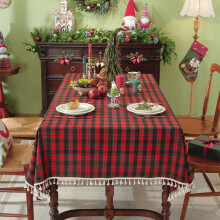 Christmas Tablecloth (Style C, 39.3x55.12in) – Festive Dining Cover for Holiday Gatherings & Daily Use