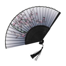 Vintage Folding Hand Fan Chinese Japanese Bamboo Fans Craft Gifts Women Dance Performance Props Home Decoration Ornaments