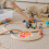 Wooden Train Track Accessories Station Platform with Road 4