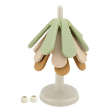 Tree‑Shaped Silicone Heat‑Resistant Trivet Set – 3‑Piece Foldable Coasters with Elegant Tree Design, Protects Countertops & Makes a Stylish