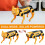 Solar-powered mechanical dog robot DIY quadruped 3