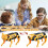 Solar-powered mechanical dog robot DIY quadruped 5