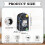 Dust Cover 1Pcs Space Cat Pattern Fall Festival Coffee Machine Dust Cover 6
