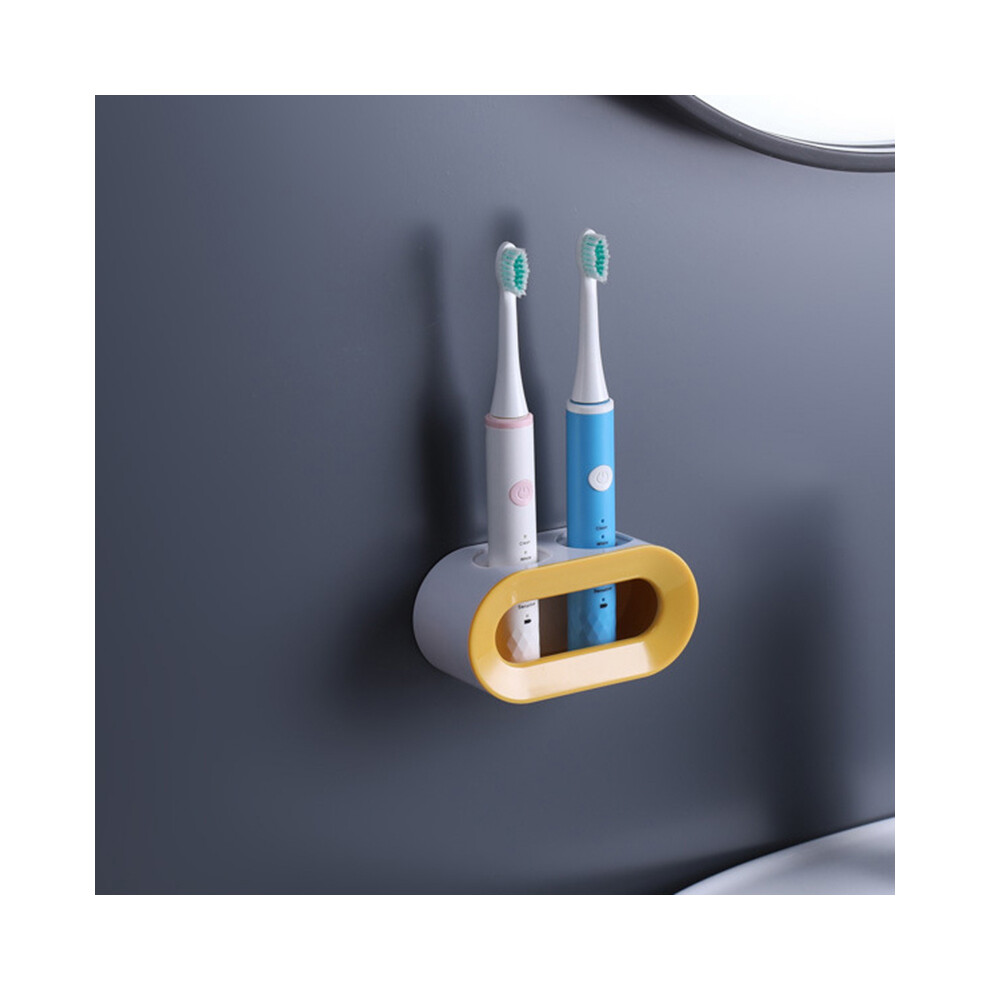 Creation-3C (Yellow) Wall-Mounted Electric Toothbrush Holder