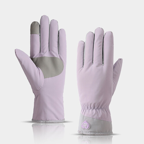 Wasserdichte, mit Thermofleece gefütterte Touchscreen-Handschuhe für Damen 1