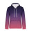 Γυναικείο Ombre Hoodie με τσέπες και κουκούλα με κορδόνι 4