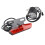 Electric Headlight & Tail Light Set 24-48V LED Warning Lights with Horn Switch 16
