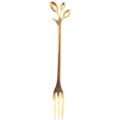 For 20Pcs Stainless Steel Flatware Fruit Fork Dinnerware Appetizer Snack Dessert Kitchen Tableware Leaf Shape