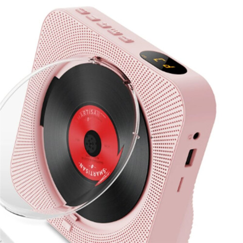 Wireless CD Player Album Player  Speaker Learning Machine Retro Portable Music Machine  US Plug 2