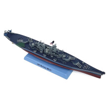 USS Montana Modellschiff BB-67, Zweiter Weltkrieg, Marine, Druckgusslegierung, Maßstab 1:1000, Geschenk für Sammler und Ausstellungsstücke
