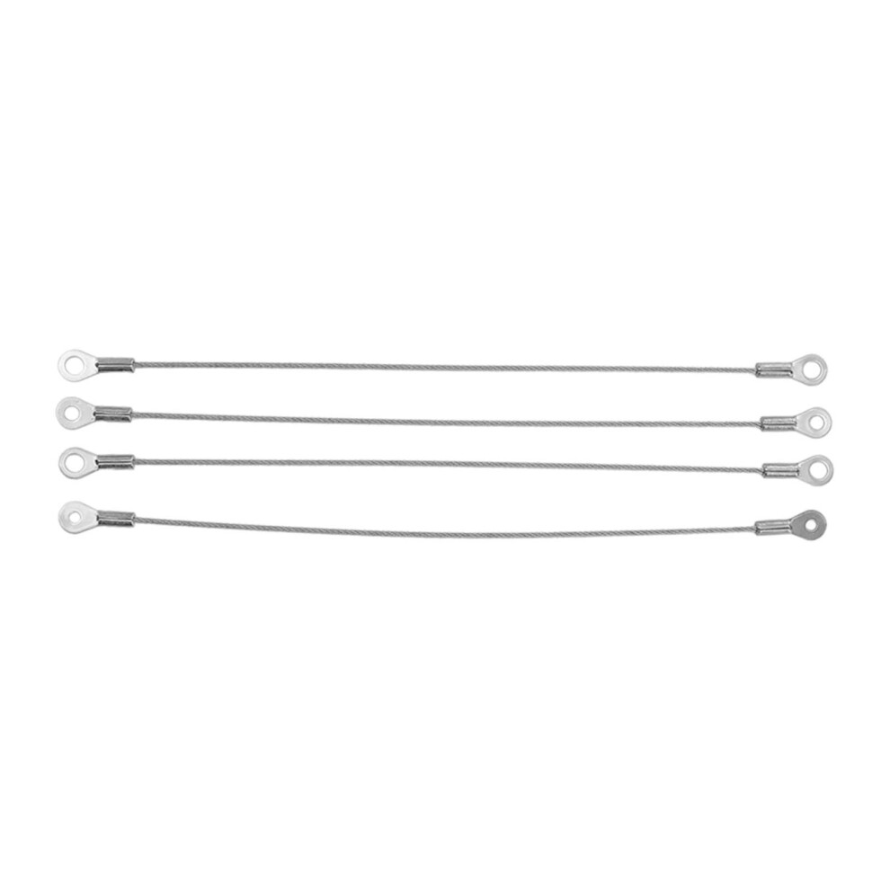 4Pcs Heavy Duty Stainless Steel Hanging Wire 33Lbs Capacity 4631390319074