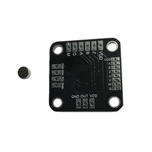 MT6701QT Magnetic Encoder Magnetic Induction Angle Measurement Sensor Module 4 Communication Interface Replace AS5600 2
