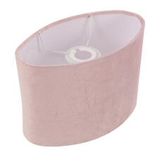 Abat-jour ovale en velours pour grande chambre ou salon (1 pièce)