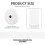 Jelly Roll Batting Strip Polyester/Cotton 6 Rolls White 7