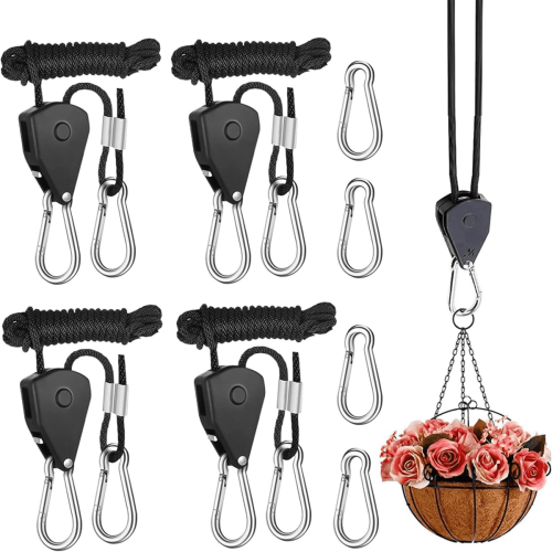 Ratchet Hangers Adjustable Rope Hanger 8 Pack 2