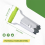 For Automatic Transplanter Garden Hand Bulb Planter Tool with Depth Mark Soil Release Planting for Digging Hole Seed B 6