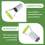 For Automatic Transplanter Garden Hand Bulb Planter Tool with Depth Mark Soil Release Planting for Digging Hole Seed B 8
