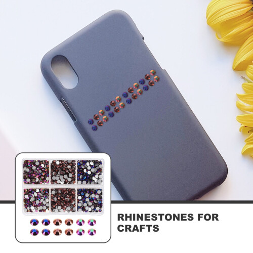 Craft Rhinestones Assorted for Decoration Iron on 2